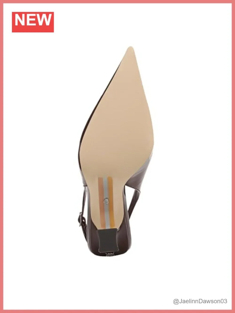 Sam Edelman Odette Slingback Heels Pointed Toe 4.13